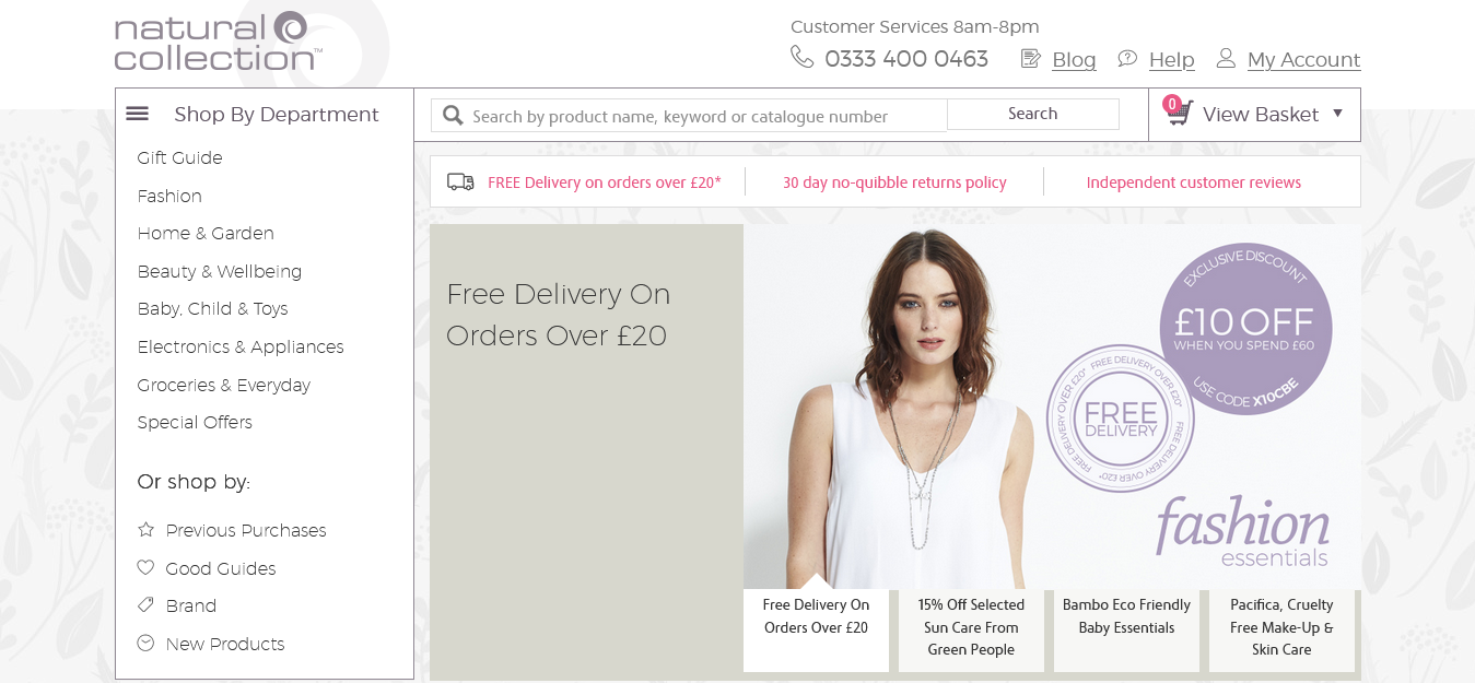 Ethical & sustainable ecommerce, HTML, CSS, Javascript & PHP